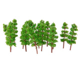 Maxbell 100pcs Green Model Trees 1:400-1:500 4cm TC40