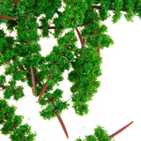Maxbell 100pcs Green Model Trees 1:400-1:500 4cm TC40