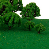 Maxbell 10pcs Multi Scale Model Trees Green 1:100-1:500