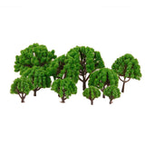 Maxbell 10pcs Multi Scale Model Trees Green 1:100-1:500