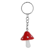 Maxbell 12pcs Mushrooms Keyrings