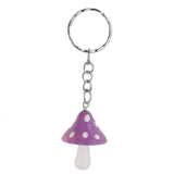 Maxbell 12pcs Mushrooms Keyrings