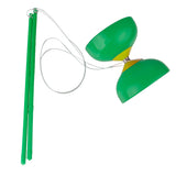 Maxbell Plactic Diabolo With Handsticks and String Juggling Toy-Green