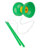 Maxbell Plactic Diabolo With Handsticks and String Juggling Toy-Green