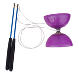 Maxbell 5-Bearing Diabolo With Handsticks & String Juggling Toy- Purple