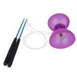 Maxbell 5-Bearing Diabolo With Handsticks & String Juggling Toy- Purple