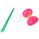 Maxbell Plactic Diabolo With Handsticks and String Juggling Toy-Pink