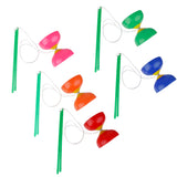 Maxbell Plactic Diabolo With Handsticks and String Juggling Toy-Pink