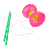 Maxbell Plactic Diabolo With Handsticks and String Juggling Toy-Pink