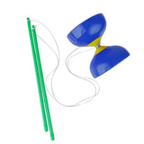 Maxbell Plactic Diabolo With Handsticks and String Juggling Toy-Blue