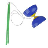 Maxbell Plactic Diabolo With Handsticks and String Juggling Toy-Blue