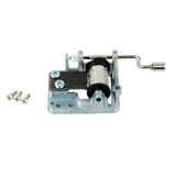 Maxbell Hand Crank Mechanical Movement Music Box Play Edelweiss
