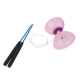 Maxbell 5-Bearing Diabolo With Handsticks & String Juggling Toy- Pink