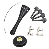 Maxbell 5pcs/Set Ebony Accessoroes for 4/4 Cello