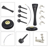Maxbell 5pcs/Set Ebony Accessoroes for 4/4 Cello