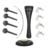 Maxbell 5pcs/Set Ebony Accessoroes for 4/4 Cello