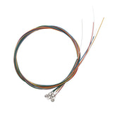 Maxbell 6pcs Folk Guitar String Coated Copper Alloy Wound Colorful