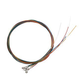 Maxbell 6pcs Folk Guitar String Coated Copper Alloy Wound Colorful