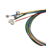 Maxbell 6pcs Folk Guitar String Coated Copper Alloy Wound Colorful