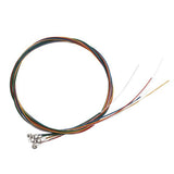Maxbell 6pcs Folk Guitar String Coated Copper Alloy Wound Colorful