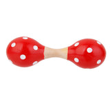 Maxbell 1pc Kids Wooden Maraca Random Color 15cm