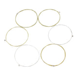 Maxbell 6pcs Acoustic Guitar Stainless Steel String A100