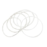 Maxbell 6pcs Classic Guitar Nylon String Clear