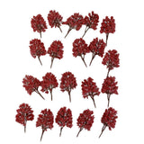 Maxbell 20PCS Model Trees Layout Train Railway Raiload Landscape Scenery 1:150