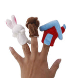 Maxbell Set of 3pcs Finger Puppets - Wolf and Rabbit