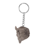 Maxbell Smoking Ghost Head Pendant Purse Bag Keyring Key Chain Gift