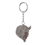 Maxbell Smoking Ghost Head Pendant Purse Bag Keyring Key Chain Gift