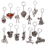 Maxbell Smoking Ghost Head Pendant Purse Bag Keyring Key Chain Gift
