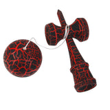 Maxbell Wooden Crack Paint Kendama Toys- Red