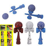 Maxbell Wooden Crack Paint Kendama Toys- Blue