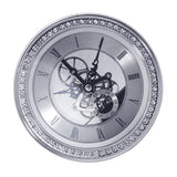 Maxbell Vintage 148mm Round Dial Roman Numeral Watch Quartz Clock Insert Silver