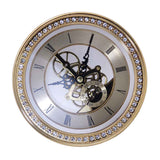Maxbell Vintage 148mm Round Dial Roman Numeral Watch Quartz Clock Insert Golden