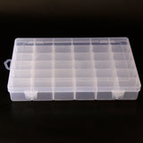 Maxbell Transparent Plastic Jewelry Storage Box Beads Crafts Case Container 36 Grids