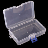 Maxbell Plastic Transparent With Lid Storage Box Collection Container 14x8.8x3.5cm