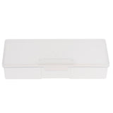 Maxbell Plastic Transparent With Lid Storage Box Collection Container 19.5x7.8x4cm