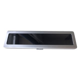 Maxbell Metal Jewlery Case Display Box Organizer Storage for Diamond Polish Silver