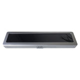 Maxbell Metal Jewlery Case Display Box Organizer Storage for Diamond Polish Silver