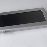 Maxbell Metal Jewlery Case Display Box Organizer Storage for Diamond Polish Silver