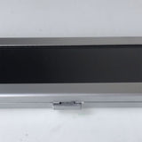 Maxbell Metal Jewlery Case Display Box Organizer Storage for Diamond Polish Silver