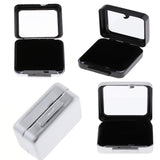 Maxbell Metal Jewelry Gift Box Loose Diamond Box Jewelry Organizer Silver