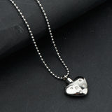 Maxbell Stainless Steel Urn Pendant Memorial Necklace Pet Memorial Jewelry Style 8