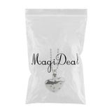 Maxbell Stainless Steel Urn Pendant Memorial Necklace Pet Memorial Jewelry Style 8