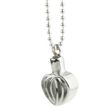 Maxbell Stainless Steel Urn Pendant Memorial Necklace Pet Memorial Jewelry Style 3