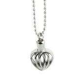 Maxbell Stainless Steel Urn Pendant Memorial Necklace Pet Memorial Jewelry Style 3