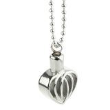 Maxbell Stainless Steel Urn Pendant Memorial Necklace Pet Memorial Jewelry Style 3