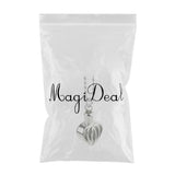 Maxbell Stainless Steel Urn Pendant Memorial Necklace Pet Memorial Jewelry Style 3